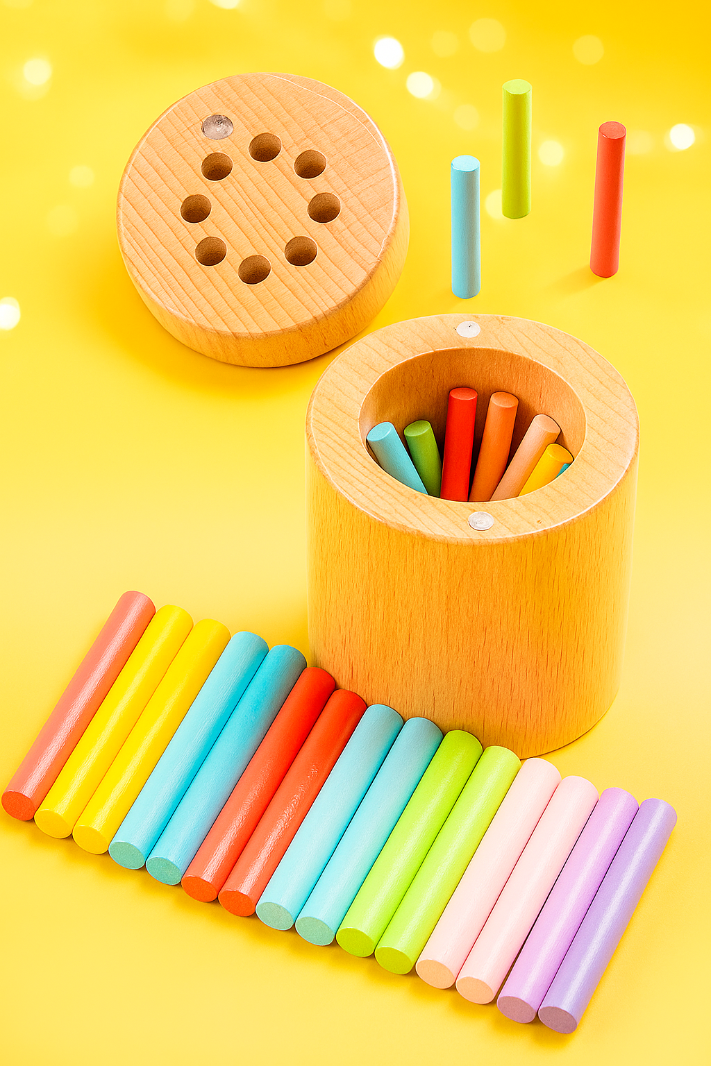 Jouet d'apprentissage en bois (2-5ans)
